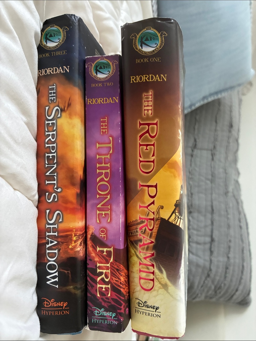 Rick Riordan Kane Chronicles Book Bundle - Red, Orange, Purple